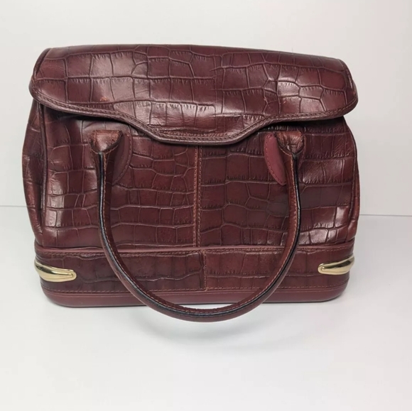 Celeber PIERO GUIDI Vintage Purse Collectors Bag Italy Leather Silk Key Lock - Picture 2 of 16